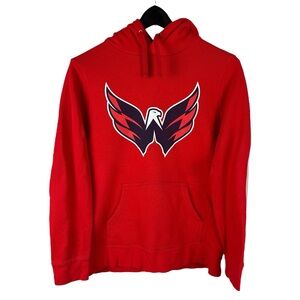 Mens Y2K Fanatics Washington Capitals NHL Hockey Pullover Hoodie Size S